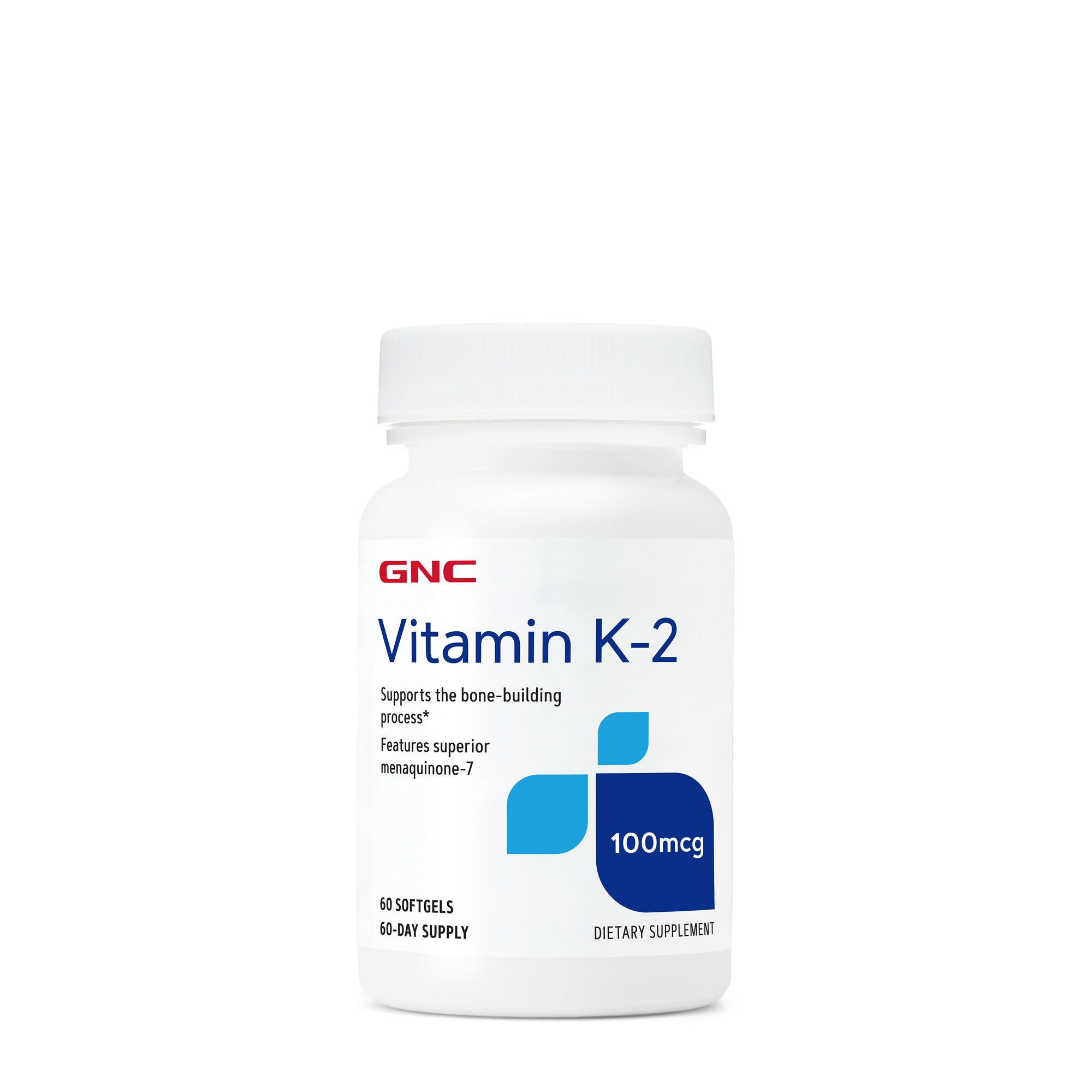 Vitamin K-2 - 100 mcg - 60 Softgels (60 Servings)  | GNC
